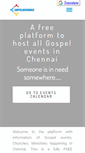 Mobile Screenshot of gospelinchennai.info