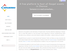 Tablet Screenshot of gospelinchennai.info